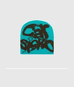 CARSICKO BEANIE WORLD TURQUOISE/BROWN