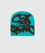 CARSICKO BEANIE WORLD TURQUOISE/BROWN