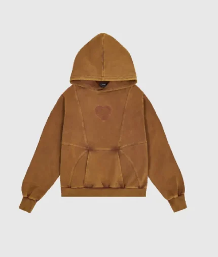 CARSICKO CYBE PULLOVER HOODIE BROWN WASHED