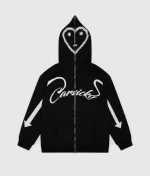 Carsicko Love Spread Full Zip BLACK Hoodie